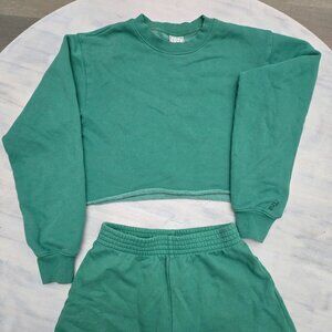 TNA Cozy matching shorts set